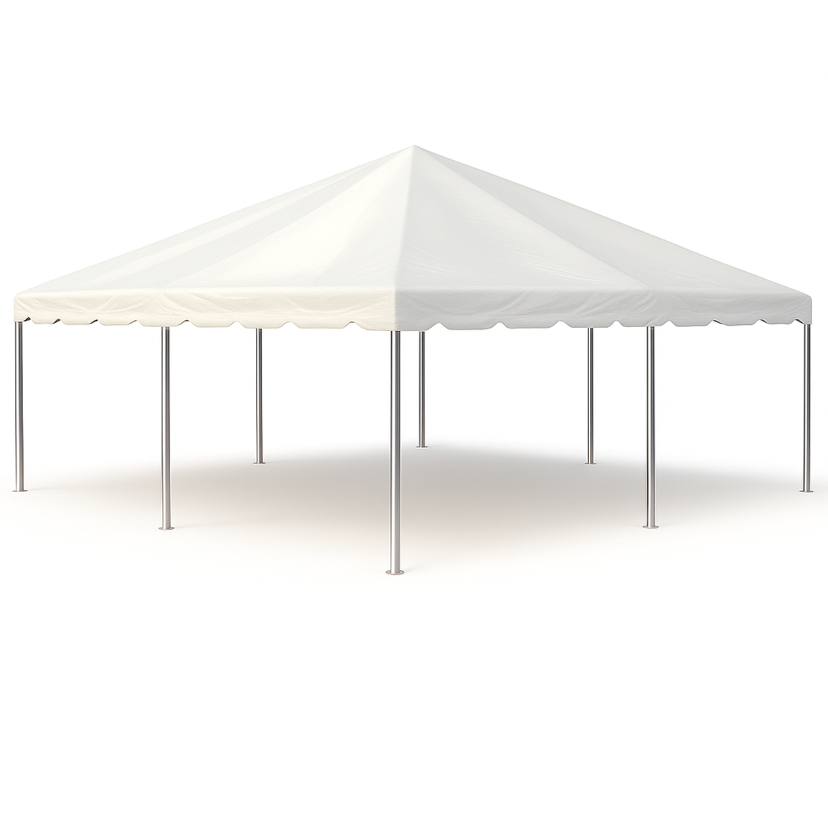 20x20 West Coast Frame Tent — Commercial Clear-Span Party Tent